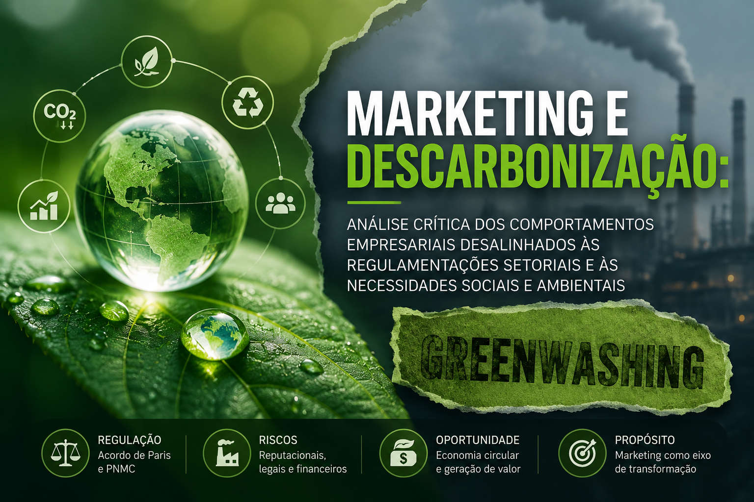 MARKETING E DESCARBONIZAÇÃO: ANÁLISE CRÍTICA DOS COMPORTAMENTOS EMPRESARIAIS DESALINHADOS ÀS REGULAMENTAÇÕES SETORIAIS E ÀS NECESSIDADES SOCIAIS E AMBIENTAIS
